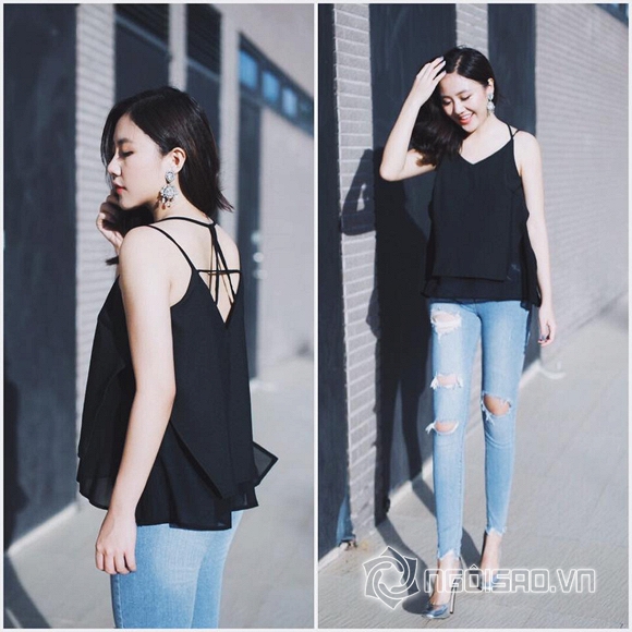  Thời trang đời thường của sao Việt , sao Việt , thời trang sao Việt, Jennifer Phạm 